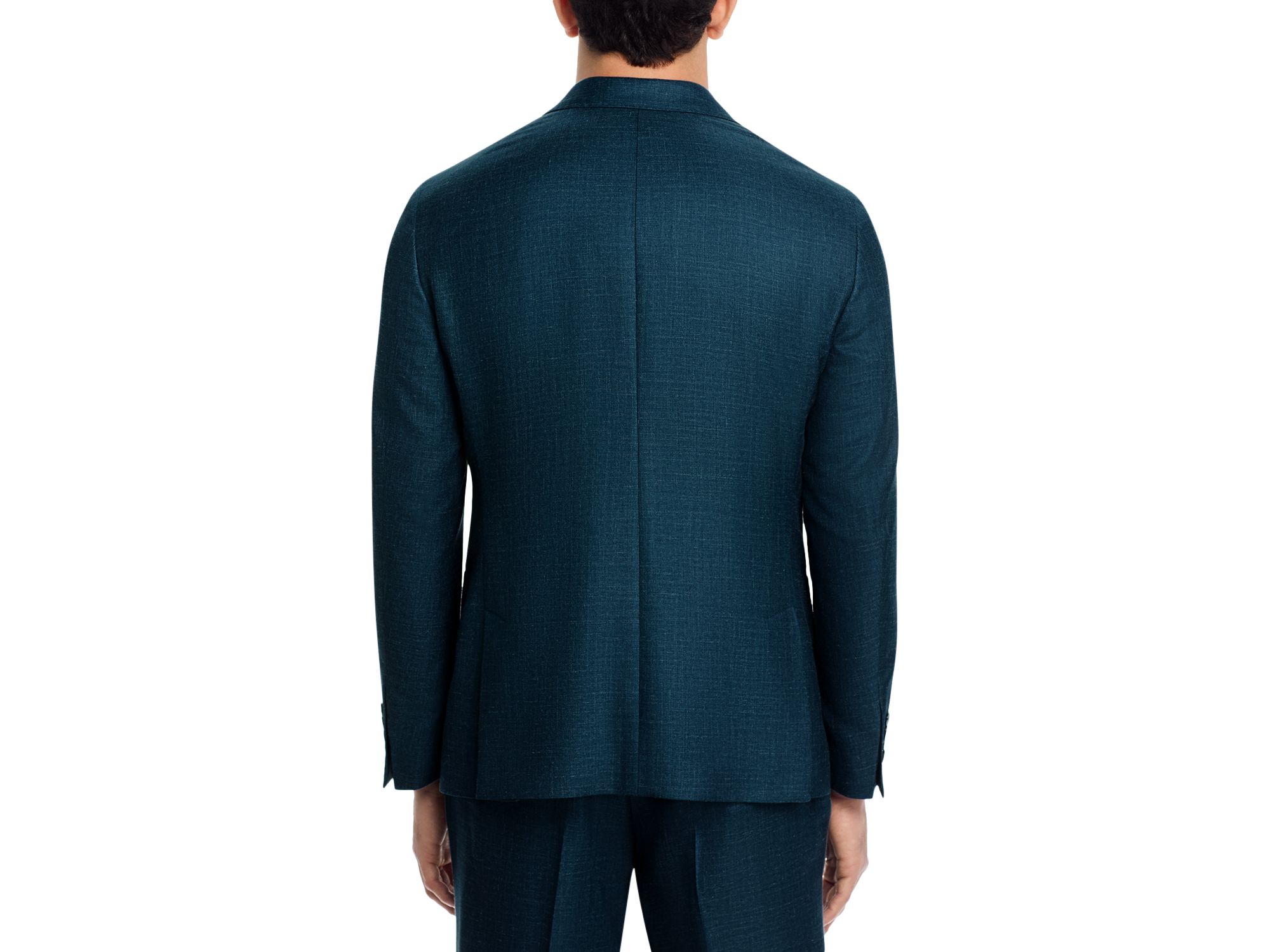 Wool, Silk & Linen Mélange Suit Jacket — Image 8