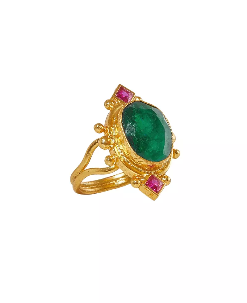 Ottoman Hands Raina Crystal Ring