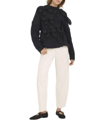  Women's Bow Detail Sweater