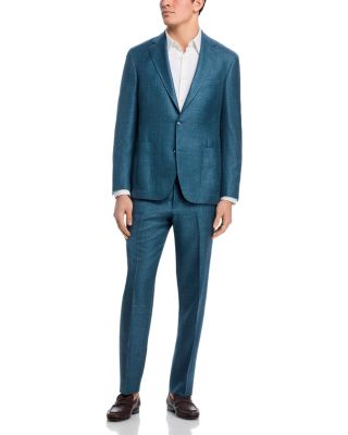 Wool, Silk & Linen M&eacute;lange Suit Jacket & Pants