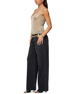 Ery Wide Leg Mid Rise Jeans