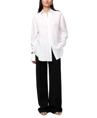  Linen Oversized Men's Shirt