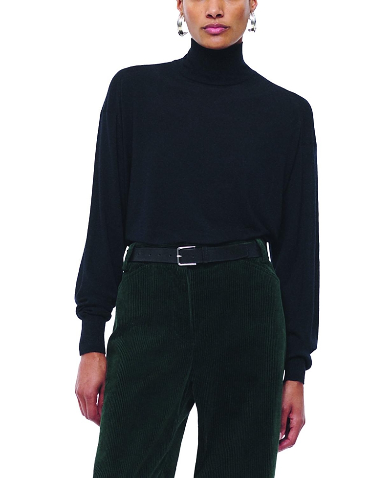 Another Tomorrow Featherweight Turtleneck Top