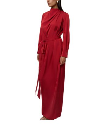 Victoria Satin Maxi Dress