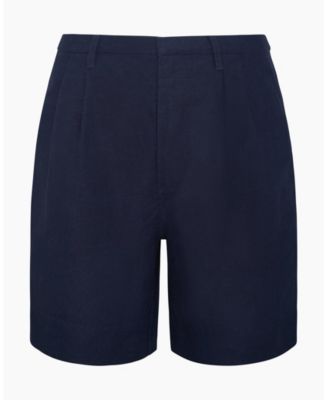  Air Linen Pleated Bermuda Short
