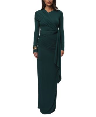  Glitz Asymmetric Maxi Dress