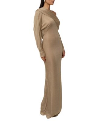  Drape and Shine Maxi Dress