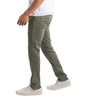 Men's Classic Fit Jeans Signature Stretch Denim Green Wash