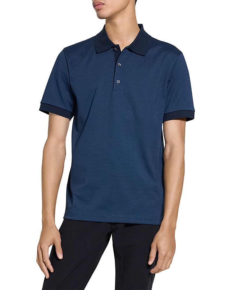 Theory Geo Polo in Mod Jacquard