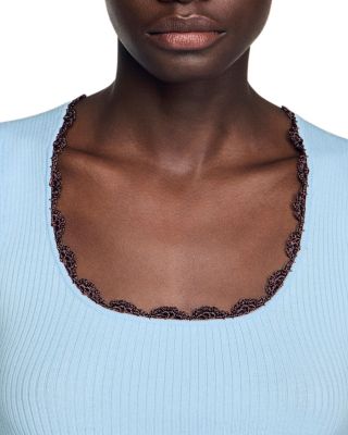 Belize Crochet Trim Tank Top