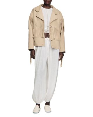 Jackie Fringe Suede Jacket 