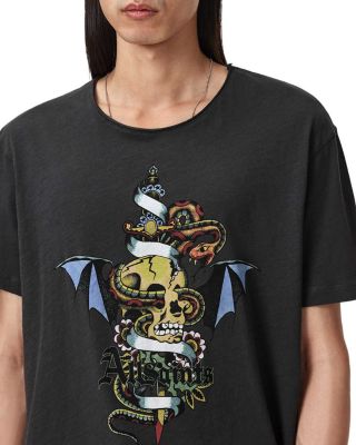 Sabre Skull Crewneck Graphic T-Shirt