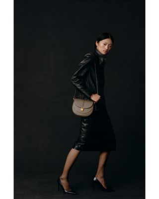 Siena Small Leather Saddle Bag