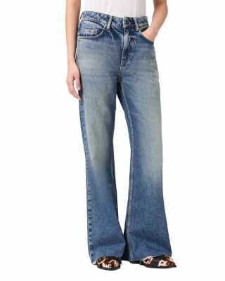 Ember High Rise Flare Leg Jeans in Vintage Indigo