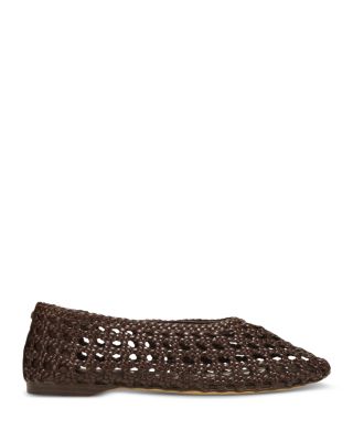 Women's Shira Woven Leather Ballet Flats