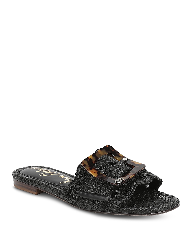 Sam Edelman Women's Bambi Buckled Woven Slide Sandals