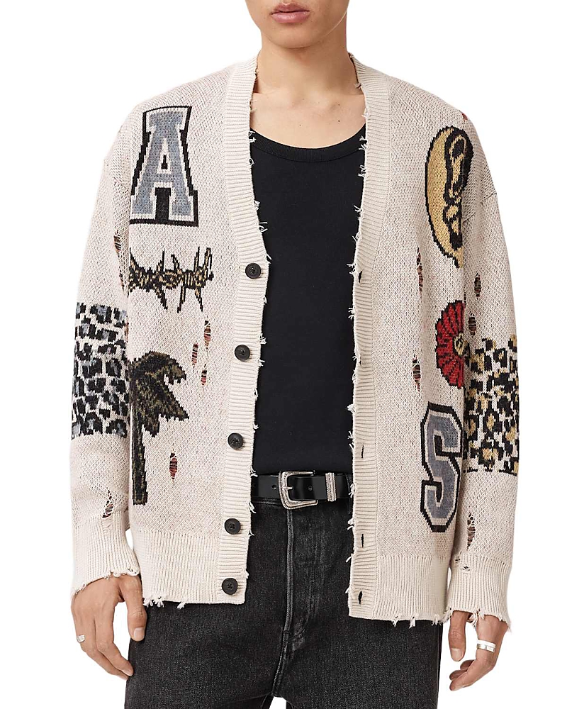 Allsaints Foxx Graphic Cardigan