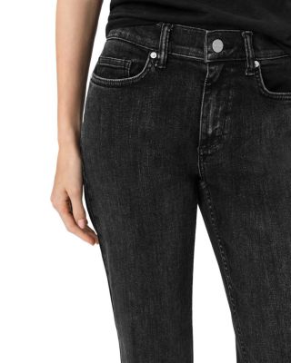 Ember High Rise Stretch Bootcut Jeans in Washed Black