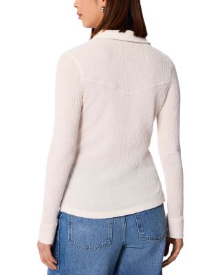 Textured Detail Jersey Shirt 