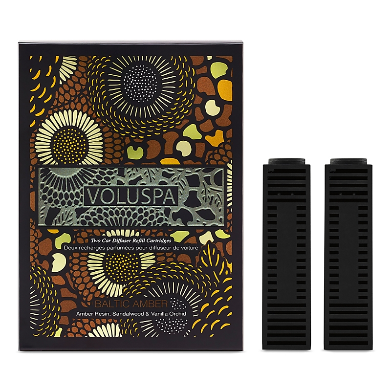 Voluspa Baltic Amber Car Diffuser Starter Kit