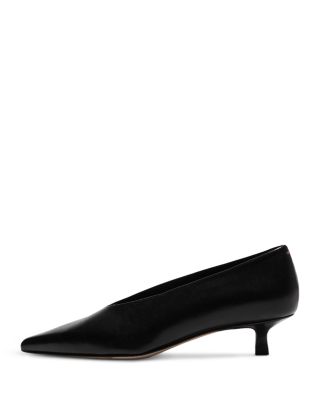 Women's Clara Leather Kitten Heel Pumps