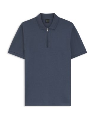 H Paras Quarter Zip Polo Shirt