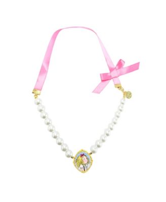 Girls' Eloise Bow Pearls Cameo Necklace - Little Kid, Big Kid