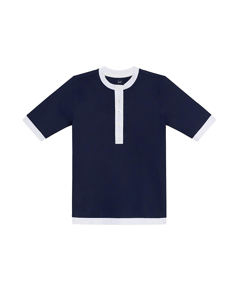 Courtside Kids Girls' Henley Shirt - Little Kid, Big Kid