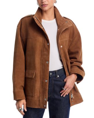 Anine Bing Roux Suede Jacket | Bloomingdale's Women