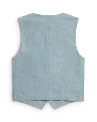 Girls' Indigo Chambray Vest - Big Kid
