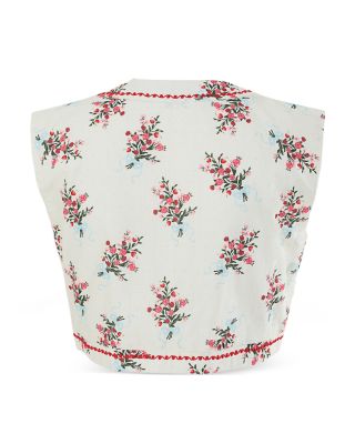 Madison Cherish Embroidered Vest