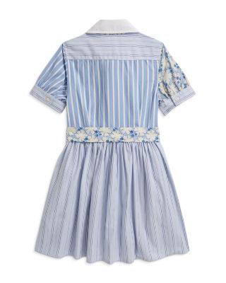 Girls' Cotton Poplin Fun Shirtdress - Little Kid