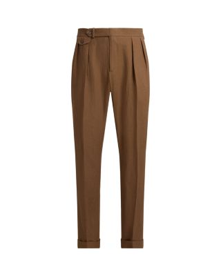 Pleated Linen Trousers