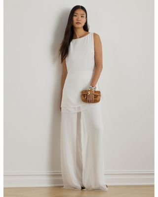 Double Faced Georgette Sleeveless Tunic