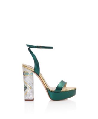 Women's Arte Ankle Strap Pearl Heel Sandal
