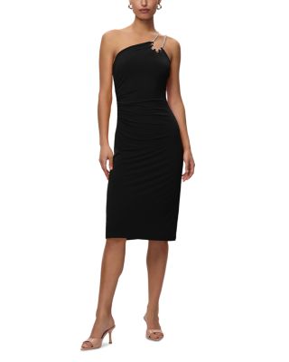 One Shoulder Midi Dress