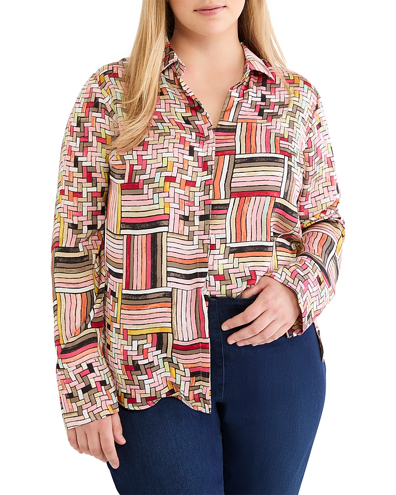 Nic+Zoe Plus Color Weave Shirt