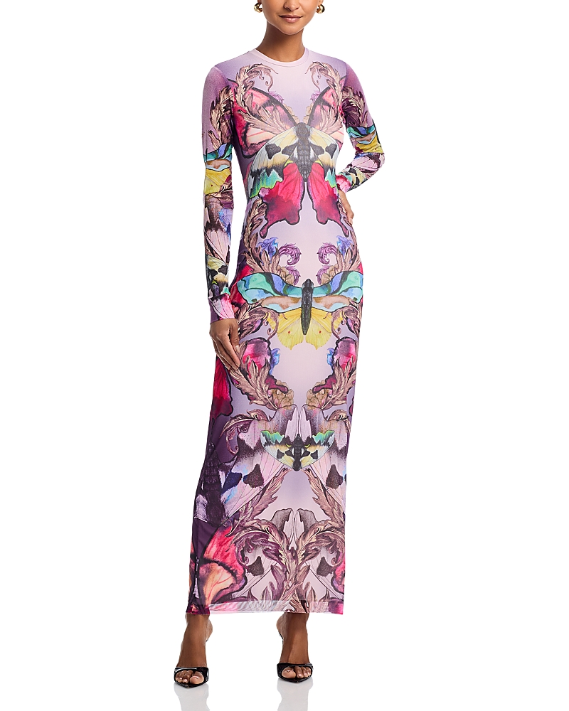 Afrm Didi Maxi Dress in Ornate Butterfly