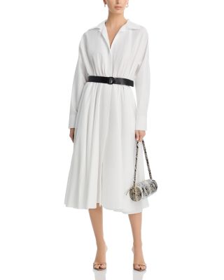 Oversized Boyfriend Shirt Flared Dress