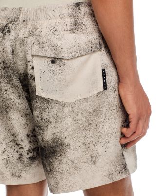 Drawstring Splatter Walking Shorts - Exclusive 