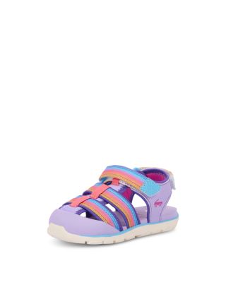 Girls' Wilder II Lavender Rainbow Sandals - Toddler