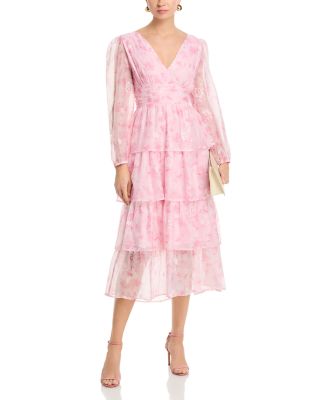 Amanda Tiered Ruffled Chiffon Dress