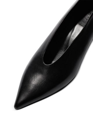 Women's Clara Leather Kitten Heel Pumps