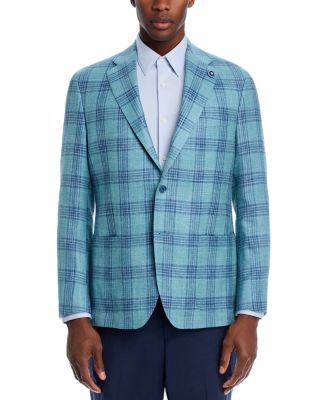 Classic Fit Plaid Sport Coat