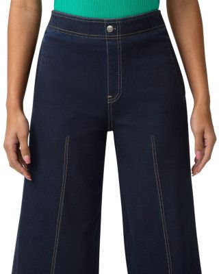 Fine Lines Denim Crop Jeans