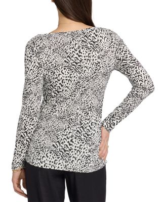 Gathered Boat Neck Top