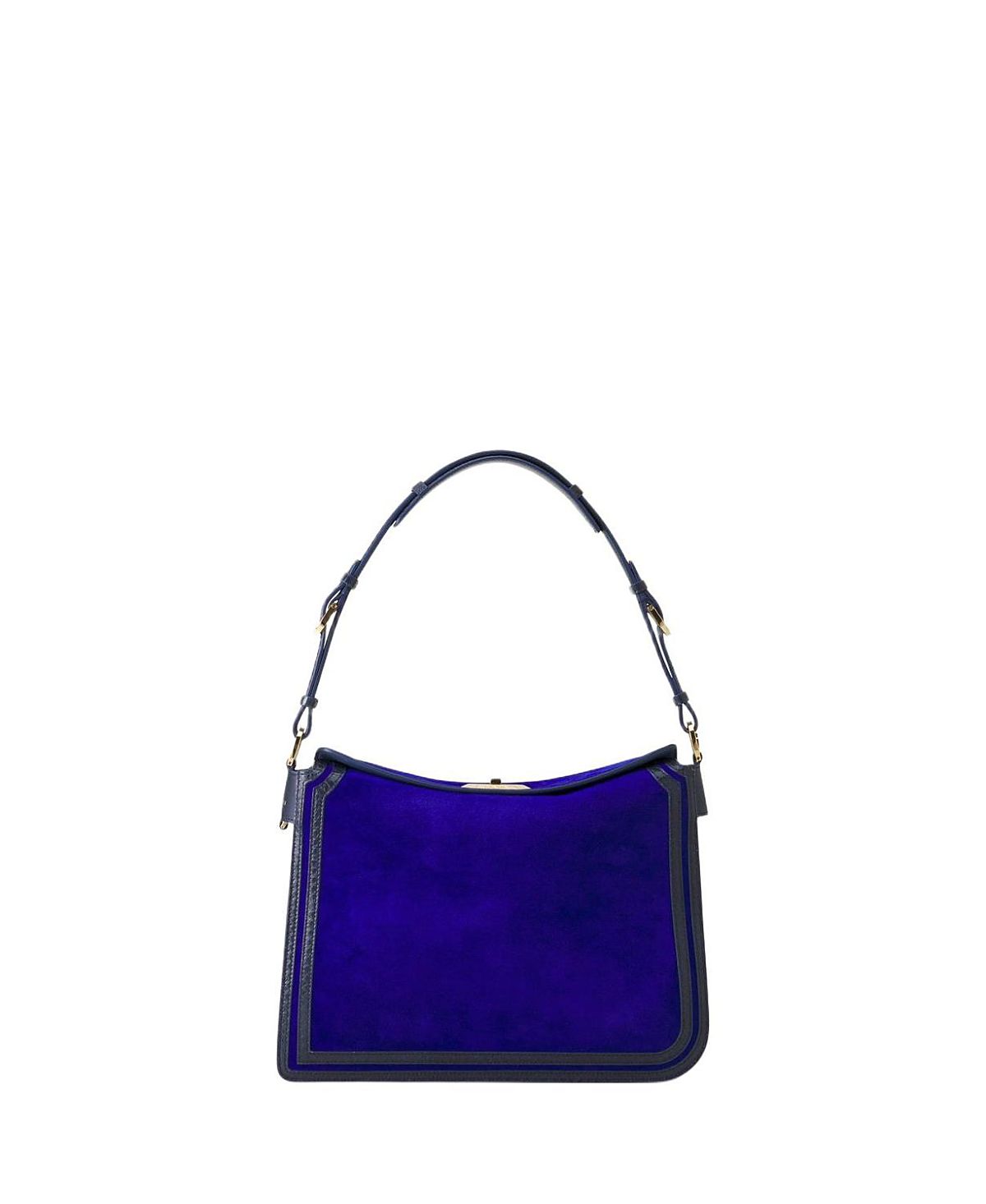 Lanvin Compagnon Medium Asymmetrical Suede Bag