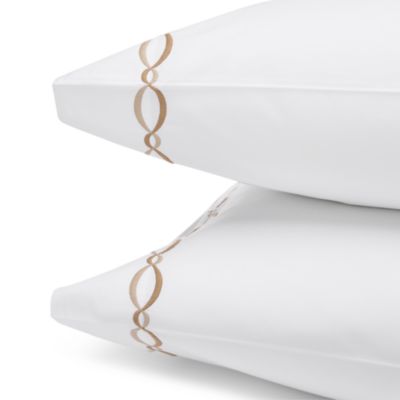 Brando Embroidered Percale Pillowcase, Standard, Set of 2 - Exclusive