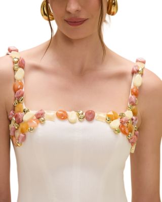 Gabriela Embellished Midi Dress