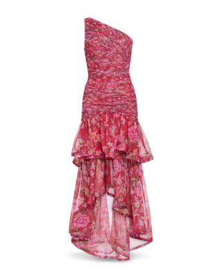 Peony One-Shoulder Maxi Dress